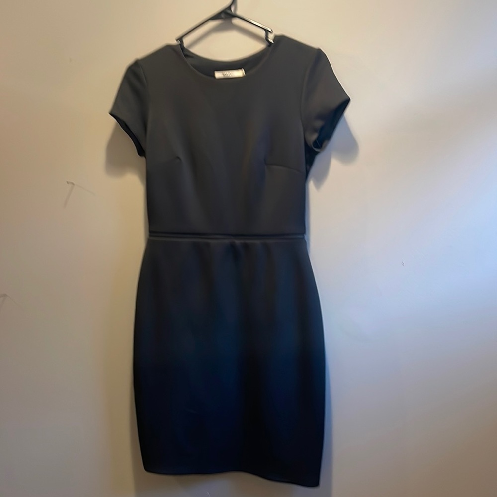 Bailey 44 zip off scuba dress black size S NWOT